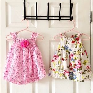 2 Pretty Summer Dresses size 6-9 months